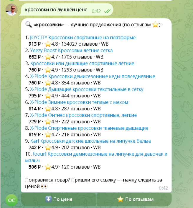 Запрос «кроссовки по лучшей цене» — топ-10 предложений с ценами и отзывами