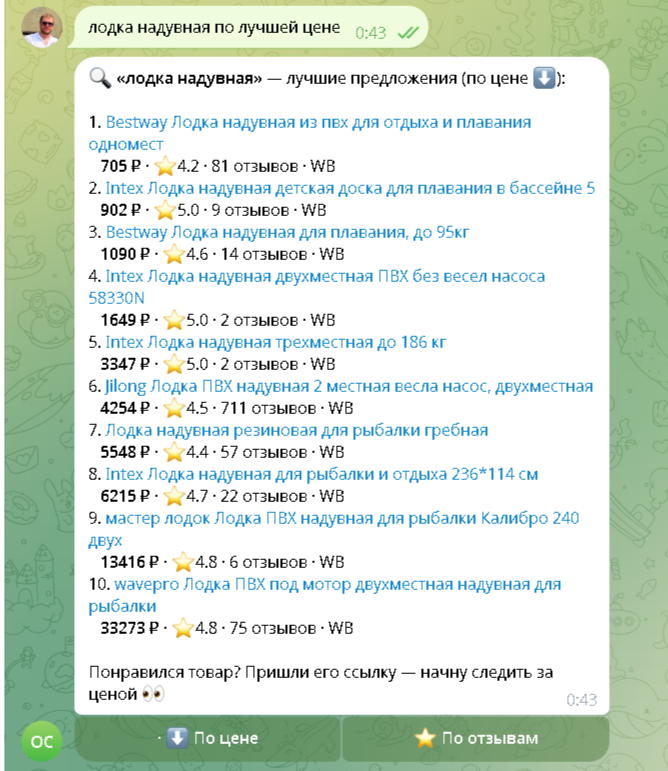 Запрос «лодка надувная по лучшей цене» — топ-10 предложений с ценами и отзывами
